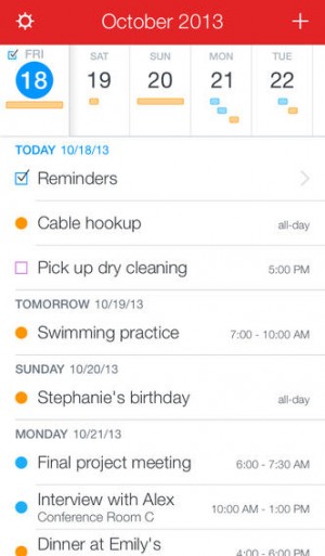 Apps to improve iOS7 - Fantastical 2
