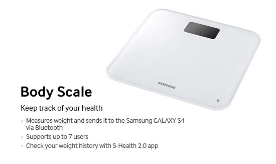 Samsung Galaxy S4 Body Scale