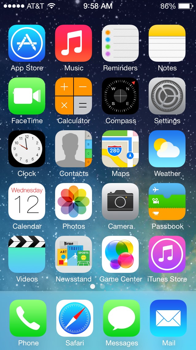 Upgrading to iOS7